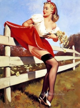 Nude Painting - vintage pin up girls pin up gil elvgren